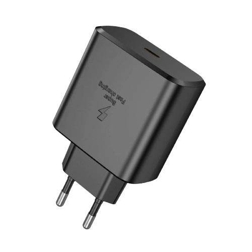 MoonX MOONX wall charger MC08 PD 45W 1xUSB-C + cable USB-C - USB-C Black снимка 1