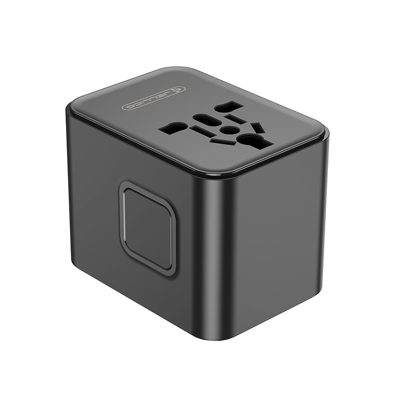 Jellico universal travel adapter S9 PD 2xUSB-C + 1xUSB 3.4A Max 2500W Black снимка 7