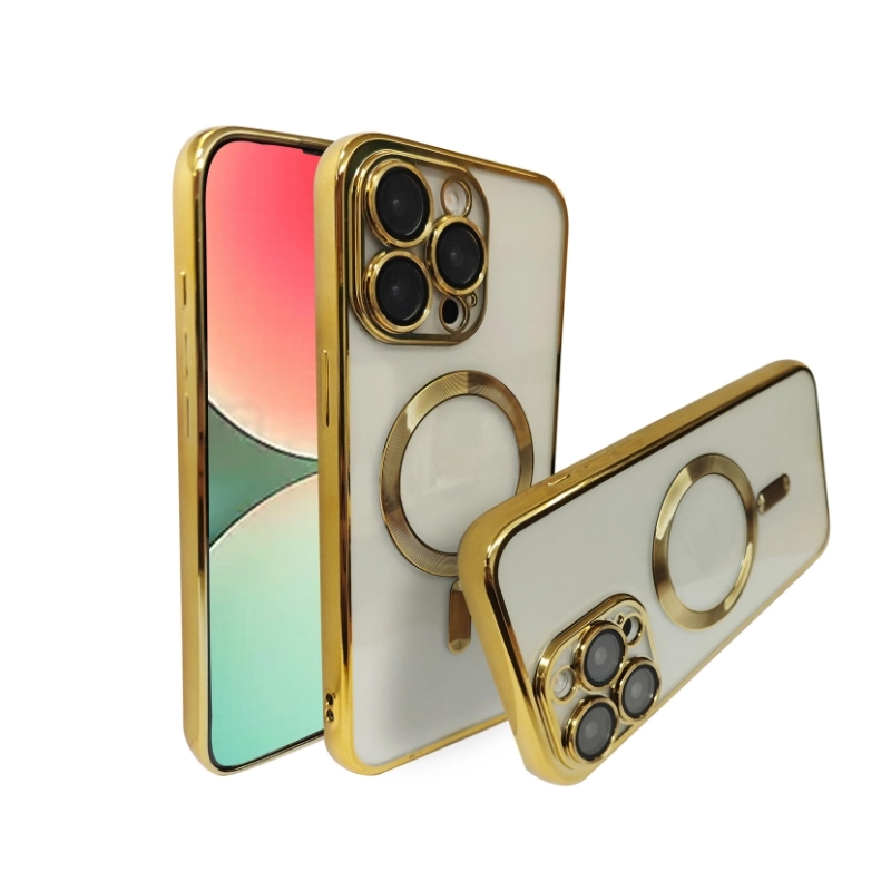 No Name Metal Case MagS iPhone 14 Pro Gold(Cases)