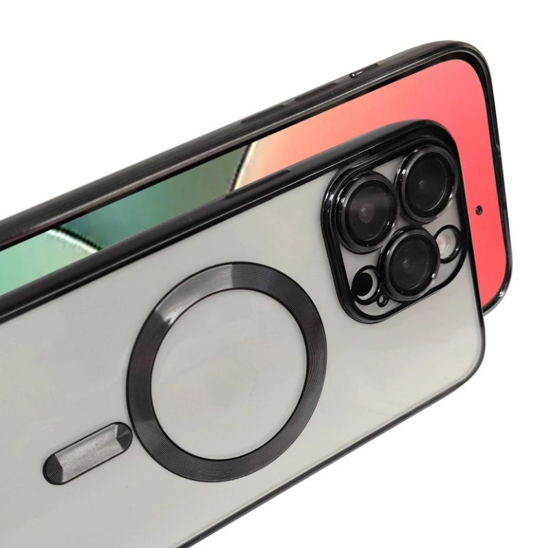 No Name Metal Case MagS iPhone 15 Plus Black снимка 2