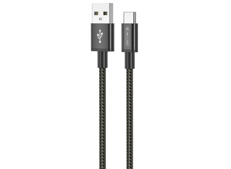 Jellico cable B28 USB-C 3.1A 0.3M Black снимка 1