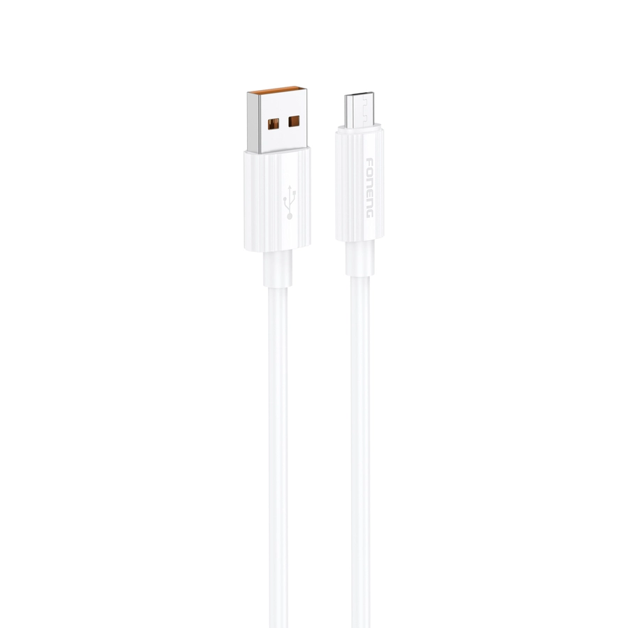 FONENG cable XS07 Micro USB 2.1A 1M White снимка 1