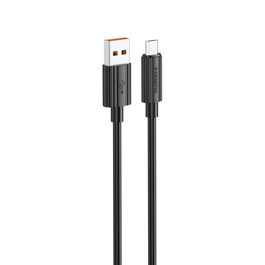 FONENG cable XS07 Micro USB 2.1A 1M Black снимка 1