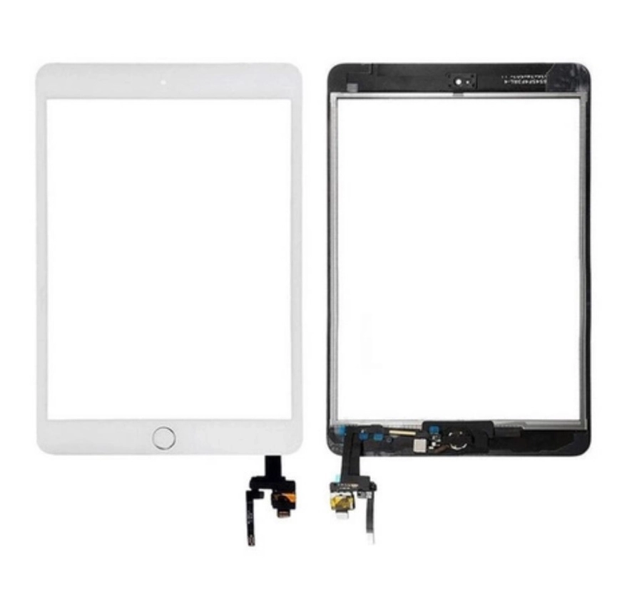 Spare Parts Complete Touchpad (Touch + Home button + tape 3M) iPad Mini 3 white(Displays and service parts)