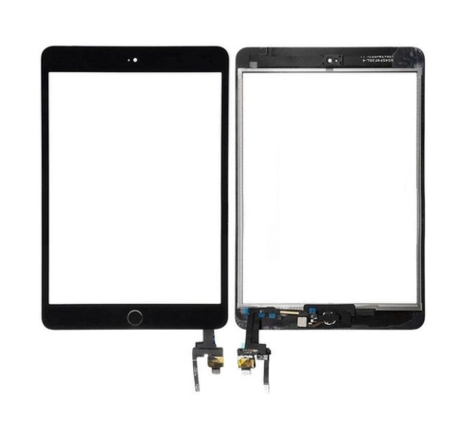 Spare Parts Complete Touchpad (Touch + Home button + tape 3M) iPad Mini 3 black(Displays and service parts)