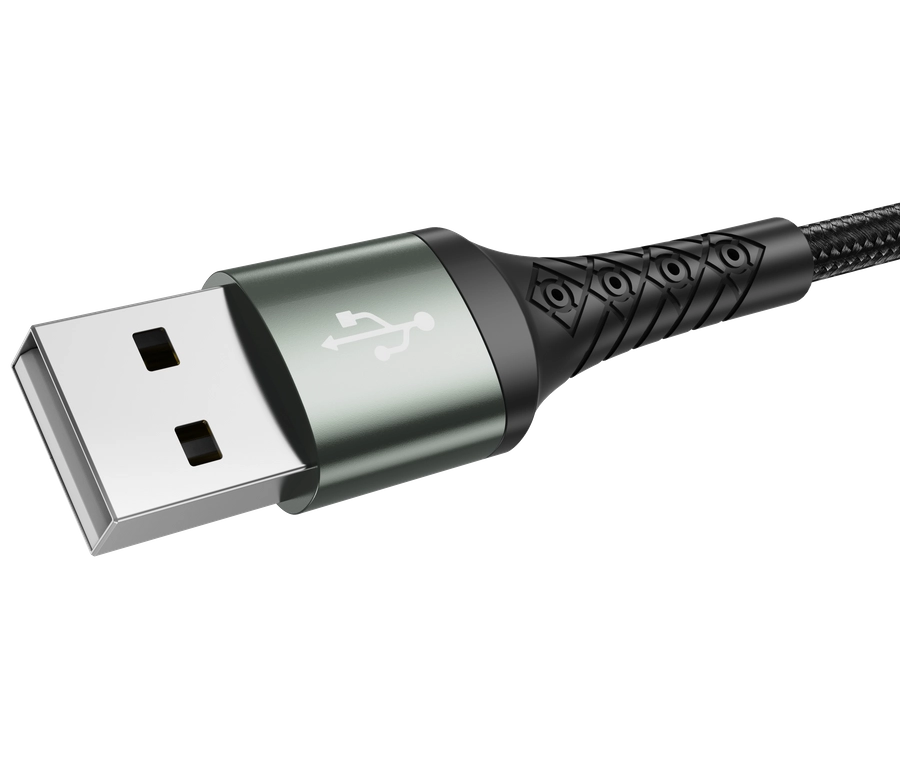 Jellico cable B10 Micro USB 3.1A 1M Black снимка 2