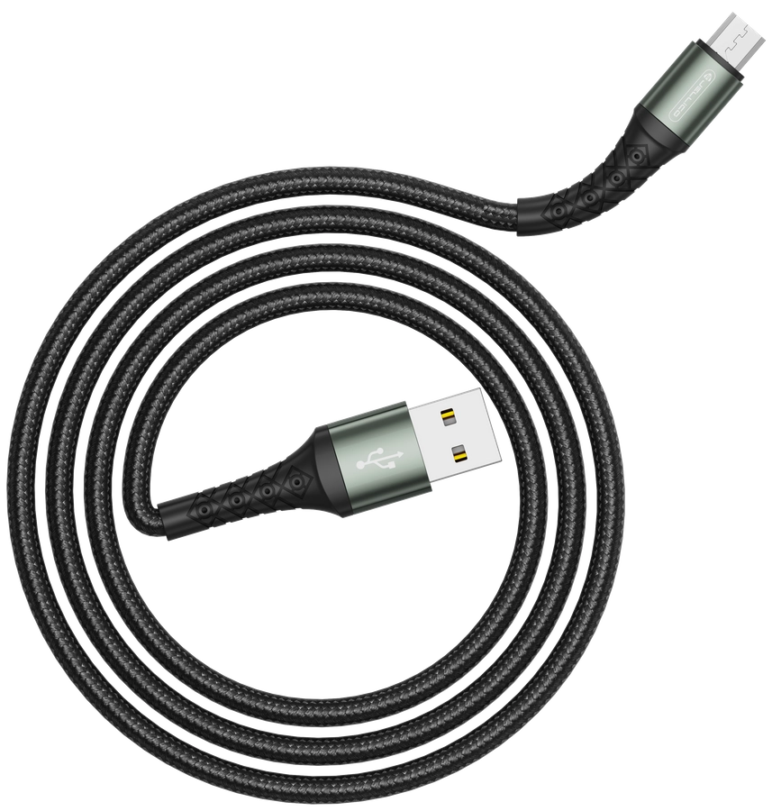 Jellico cable B10 Micro USB 3.1A 1M Black снимка 3