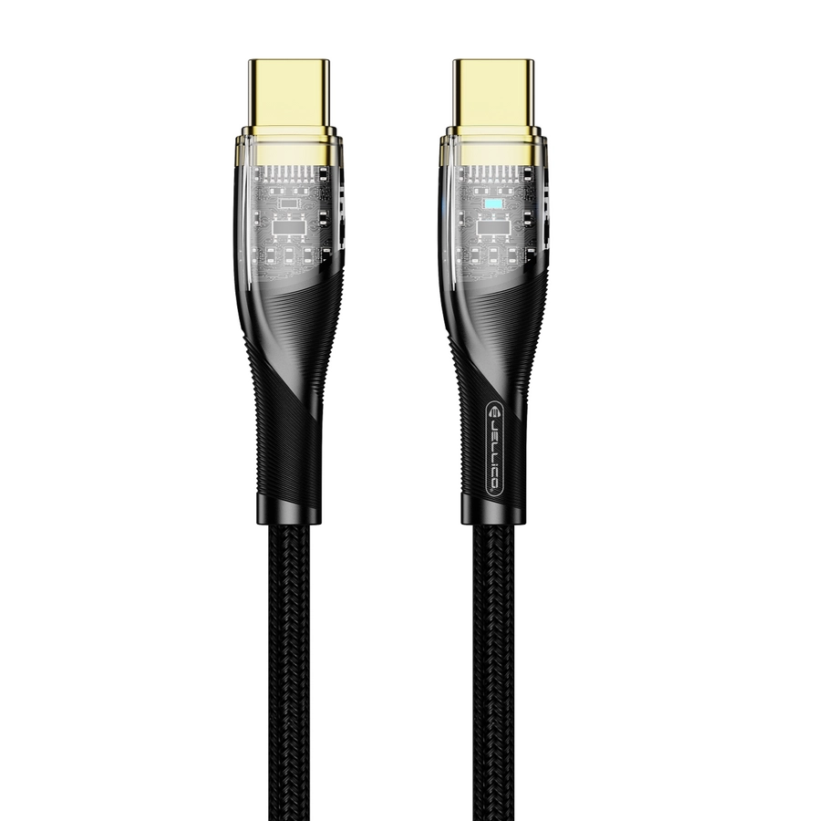 Jellico cable B20 USB-C - USB-CPD66W1MBlack снимка 1