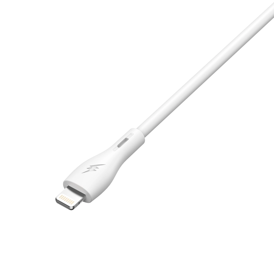 MoonX MOONX wall charger MC02 2.4A 12W 2xUSB + cable Lightning White снимка 4