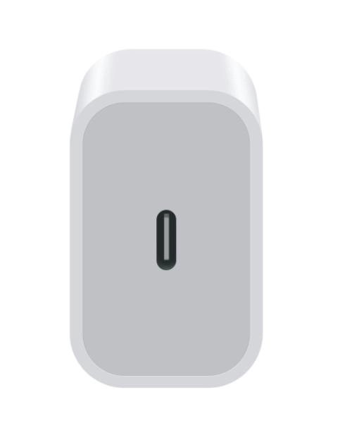 MoonX MOONX wall charger MC03 PD 20W 1xUSB-C + cable USB-C - USB-C White снимка 2