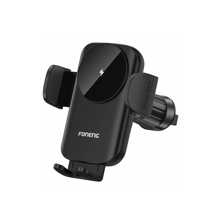 FONENG car holder air vent with wireless charging CP118 15W Black снимка 1