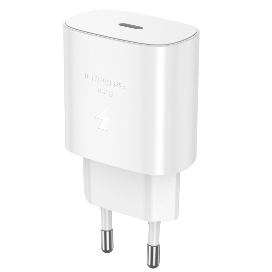 Jellico wall charger EU25 PD 25W 1xUSB-C + cable USB-C - USB-C White снимка 2