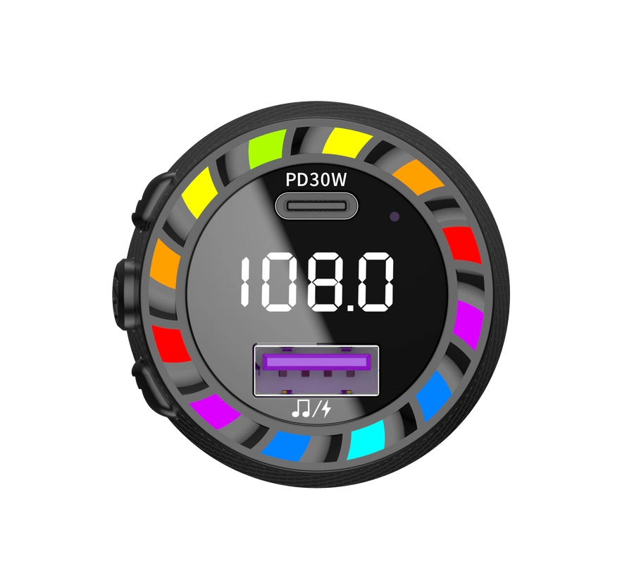 Jellico transmitter FM FM2 PD 30W 1xUSB-C + 1xUSB QC3.0 Black снимка 2