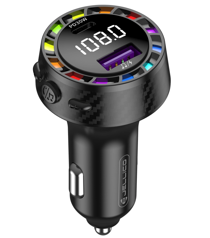 Jellico transmitter FM FM2 PD 30W 1xUSB-C + 1xUSB QC3.0 Black снимка 4