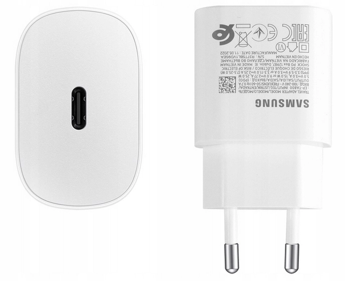 Samsung Original wall charger Samsung 25W EP-TA800 GP-PTU021SOAWQ White (bulk EU) снимка 1