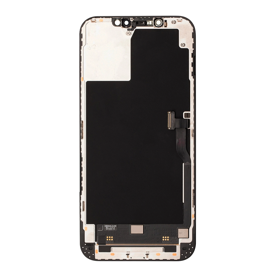 Spare Parts LCD + touch iPhone 12 Pro Max with changeable IC black Amoled (Soft Oled)