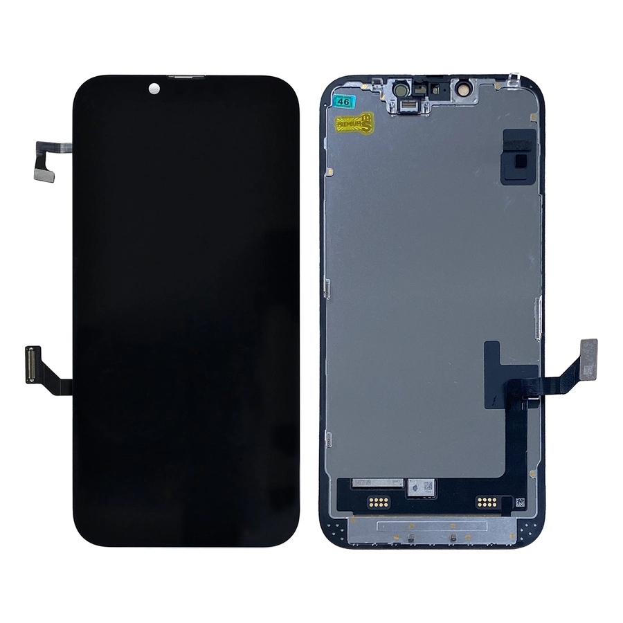 Spare Parts LCD + touch iPhone 14 with changeable IC black Amoled (Soft Oled) снимка 1