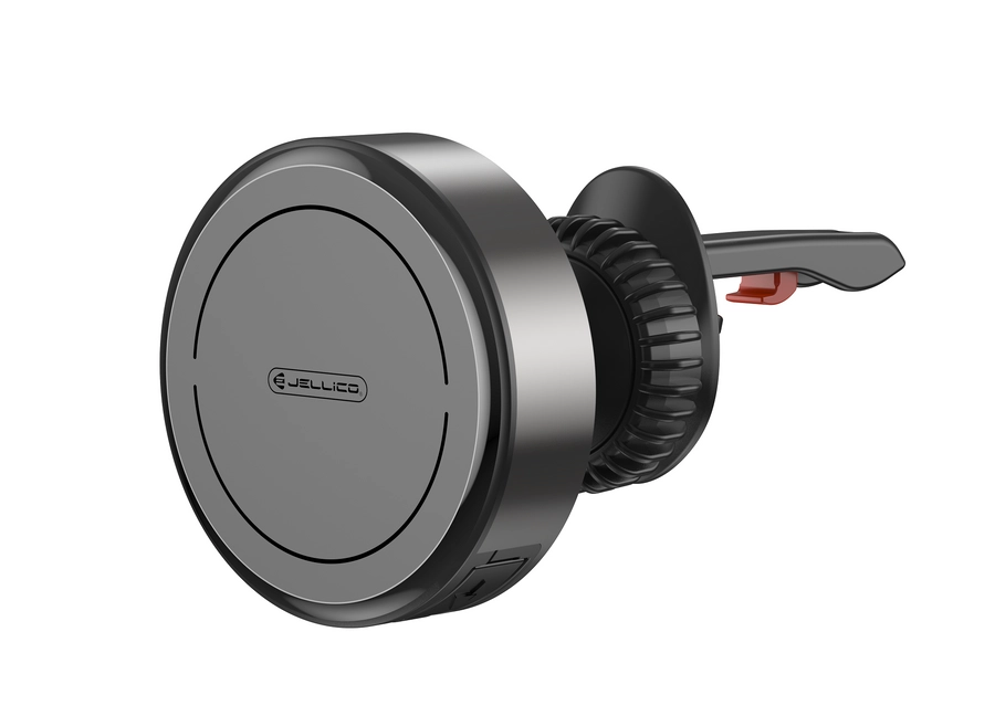 Jellico car holder Magsafe with wireless charging W21 15W Black снимка 1