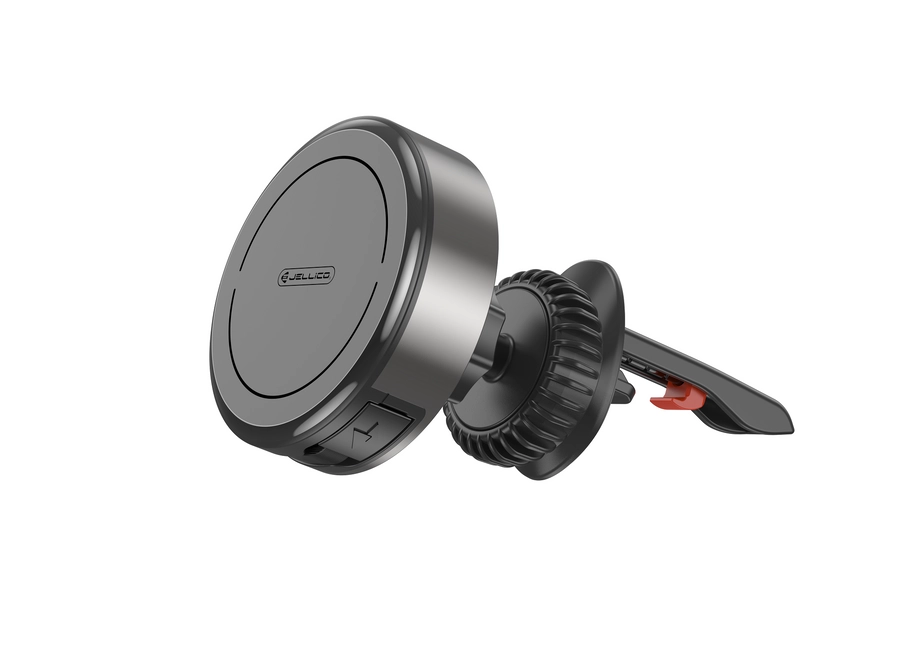 Jellico car holder Magsafe with wireless charging W21 15W Black снимка 3