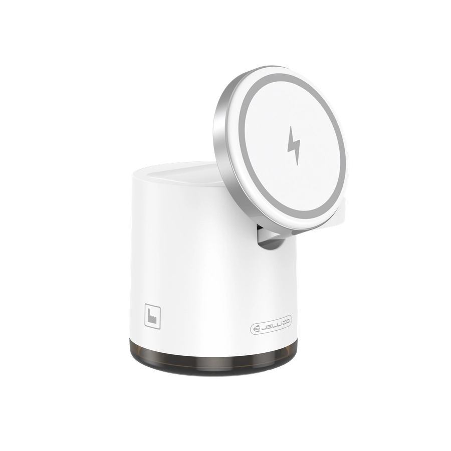 Jellico wireless charger 3in1 W22 15W White снимка 1